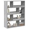 vidaXL Biblioth&egrave;que sonoma gris 100x33x125,5 cm bois d'ing&eacute;nierie