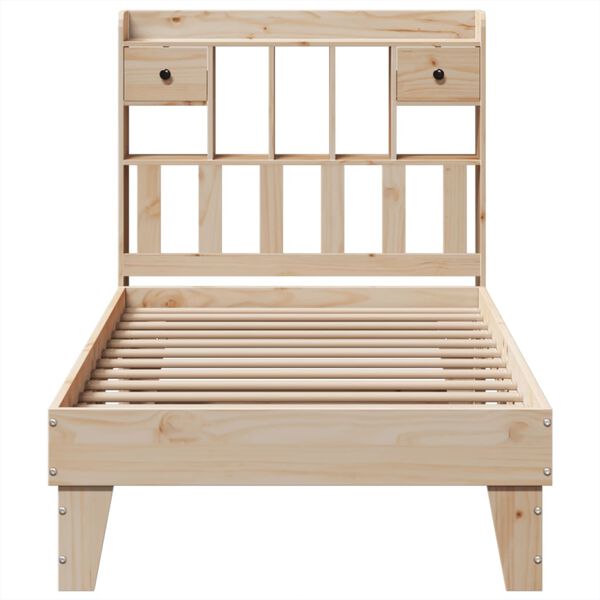 vidaXL Cadre de lit sans matelas 90x200 cm bois de pin massif
