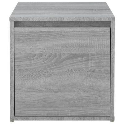 vidaXL Tiroir boîte Sonoma gris 40,5x40x40 cm Bois d'ingénierie