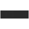 vidaXL Appui de fen&ecirc;tre Noir avec grain de bois 140 x 45 x 4,5 cm PVC