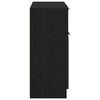 vidaXL Buffet avec tiroir Ch&ecirc;ne noir 60 x 30 x 70 cm Bois d'ing&eacute;nierie