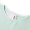 T-shirt pour enfants &agrave; mancherons menthe clair 92