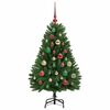 vidaXL Sapin de No&euml;l artificiel avec 150 LED Vert 120 cm PVC et m&eacute;tal
