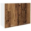 vidaXL Armoire suspendue "Lyon" Bois ancien 80 x 31 x 60 cm Bois d'ing&eacute;nierie