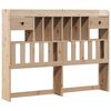vidaXL Lit biblioth&egrave;que sans matelas 160x200 cm bois massif de pin