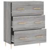 vidaXL Buffet sonoma gris 69,5x34x90 cm bois d'ing&eacute;nierie