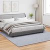 vidaXL Tapis de surface Carr&eacute; Gris 240 x 240 cm