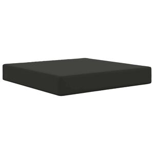 vidaXL Coussin de canap&eacute; d'ext&eacute;rieur Noir 60 x 60 x 8 cm Polyester