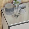 vidaXL Rangement de cuisine avec &eacute;tag&egrave;re Argent 60 x 50 x 92 cm Acier