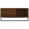 vidaXL Table basse chêne marron 80x80x36,5 cm bois d'ingénierie