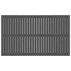 vidaXL T&ecirc;te de lit murale Gris 185x3x110 cm Bois massif de pin