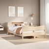 vidaXL Cadre de lit sans matelas 120x200 cm bois de pin massif