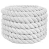 vidaXL Corde Blanc 6 x 6 x 500 cm Coton