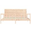 vidaXL Cadre de lit sans matelas 200x200 cm bois massif de pin