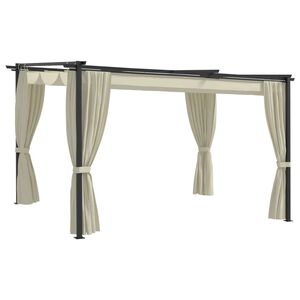 vidaXL Belv&eacute;d&egrave;re 4x3 m Cr&egrave;me