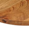 vidaXL Dessus de table &Oslash; 90x2,5 cm rond bois de manguier massif