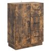 vidaXL Buffet Ch&ecirc;ne fum&eacute; 66 x 34,5 x 87 cm Bois d'ing&eacute;nierie