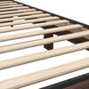 vidaXL Cadre de lit sans matelas ch&ecirc;ne marron 90x200 cm
