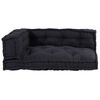 vidaXL Canap&eacute; modulaire 3 pcs Anthracite 120 x 80 x 38 cm tissu