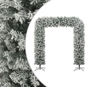 vidaXL Arche de sapin de No&euml;l &agrave; flocons de neige 240 cm