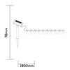 Luxform Guirlande lumineuse solaire 10 LED Menorca Transparent
