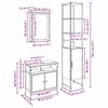 vidaXL Ensemble de mobilier de salle de bain 3 pcs Bois ancien