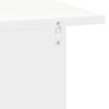vidaXL Table de chevet Blanc 40 x 30 x 25 cm Bois d'ing&eacute;nierie