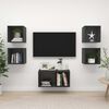 vidaXL Ensemble de meuble TV 5 pcs Gris Bois d'ing&eacute;nierie
