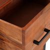 vidaXL Buffet 3 pcs Marron 110 x 30 x 75 cm Bois d'Acacia Massif