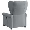 vidaXL Fauteuil inclinable Gris clair Tissu