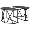 vidaXL Table basse Ch&ecirc;ne noir 80 x 80 x 42 cm