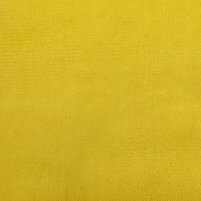 vidaXL Fauteuil Jaune 62x79x79 cm Velours