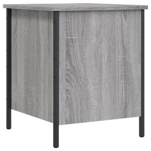 vidaXL Banc de rangement sonoma gris 40x42,5x50 cm bois d'ing&eacute;nierie