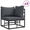 vidaXL Ensemble de canap&eacute; de jardin avec coussin 8 pcs
