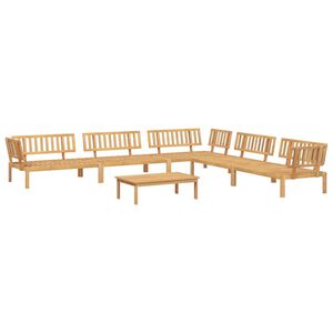 vidaXL Salon palette de jardin 6 pcs bois d'acacia massif