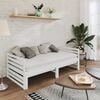 vidaXL Lit coulissant sans matelas blanc 2x(90x200) cm