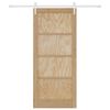 vidaXL Porte coulissante ORKDAL Marron 86 x 198,5 cm Pin massif