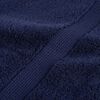 vidaXL Serviette Invit&eacute; SOLUND Bleu marine Coton