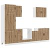 vidaXL Ensemble d'armoires de cuisine 7 pcs Kalmar bois d'ing&eacute;nierie