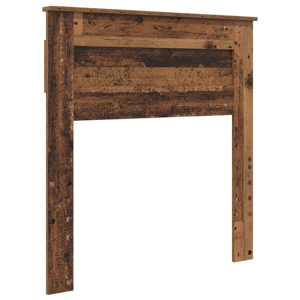 vidaXL T&ecirc;te de lit Bois Ancien 80 cm Bois d'ing&eacute;nierie
