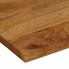 vidaXL Dessus de table 90x80x2,5 cm bord vivant bois massif manguier