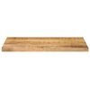 vidaXL Dessus de table rectangulaire bois massif de manguier brut