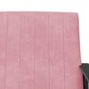 vidaXL fauteuil Rose 59 x 75 x 78 cm Velours