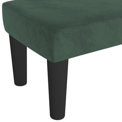 vidaXL Banc Vert foncé 70x30x30 cm Velours