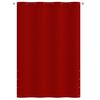 vidaXL &Eacute;cran de balcon Rouge 160x240 cm Tissu Oxford