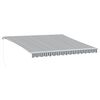 vidaXL Auvent manuel r&eacute;tractable anthracite et blanc 400x300 cm