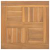 vidaXL Dessus de table carr&eacute; 40x40x2,5 cm Bois de teck massif