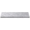 vidaXL Nez de marche Rectangulaire 5 pcs Argent&eacute; 60 x 18 cm Aluminium