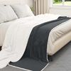 vidaXL Jet&eacute; Gris fonc&eacute; 240 x 270 cm Toison