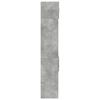 vidaXL Armoire de rangement mince gris b&eacute;ton 40x42,5x225 cm